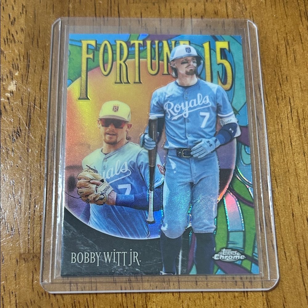 2025 Topps Chrome Update Series - Fortune 15 Bobby Witt Jr. #F15-2